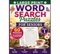 Large Print Word Search Puzzles for Seniors: 60 Fun Puzzles with Solutions - Nostalgia, Nature, Classic TV, Travel & More Vol1: A Brain-Boosting ... Word Games Covering 20 Tnteresting Themes