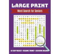 Large Print Wordsearch for Seniors: Easy Puzzles Book Volume 2
