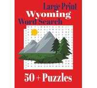 Large Print Wyoming Word Search