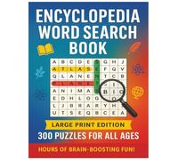 Large Prints Word Search Book Encyclopedia: Extra Large Edition| 8.5 x11 Inches, 541 Pages | 300 Puzzles for All Ages