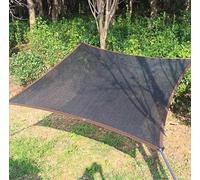 Large rettangolare Sun Shade Sail for Garden 5 m x 4 m Multifunctional Mesh Breathable Shade for Greenhouse Patios and Privacy Black 5 x 8 m