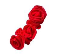 Large Rose Flower Sew on Patches Craft Project Materials Kits Wedding Gown Formal Dress Shirt Stage Costume Appliques Flower Applique