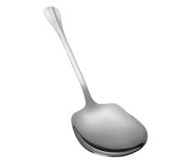 Large Serving Spoons - Extra Large Rice Spoons,Metal Serving Spoon, Ergonomic Kitchen Flatware for Cooking, Baking and Basting