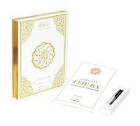 Large Shaded Quran with Full Tracing, Quran Tracing Workbook and Pencil | Write, Read and Learn Quran | Perfect Ramadan,Eid,Umrah Gift for Muslim Women Men Child (White)