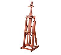Large Size Easel, Adult Professional Easel Floor Quality Beech Wood Easel Tilting Flat Available Easel, 150-232CM Adjustable