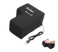 Large Size USB Enter Key Stress Relief Toy, L-Shaped Desktop Travel Nap Pillow, Creative Venting Toy