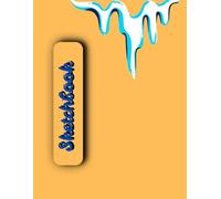 Large Sketchbook 8.5 x 11 - Colorful Glossy Cover - 120 Numbered Pages with Name and Date Section: Sketchbook for Drawing, Journaling, Note-Taking - Art Notebook for Artists, Students, Teens & Adults