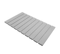 Large Stone Drying Mat for Kitchen Counter, Diatomaceous Earth Collapsible Dish Drying Mat, Quick Drying Mat for Dishes, Bottles and Cups,Quick-Dry Absorbent Bath & Countertop Mat (60x39cm,Grey)