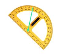 Large Teacher Protractor, Big Digital, 17.91x9.84x0.79 Inch Multifunctional Math Compass & Dry Erase Board Compatible, Engineering Teaching Tool for Classroom and Professional Use