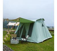Large Tent 4~8 Person, Tents for Camping ?with Porch, Family Cabin Tents, Luxury Big Space Cotton Spring Thickened for Hiking Picnic Tent Picnic, Camping, Family