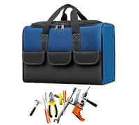 Large Tools Storage Bag | Multi Pockets Heavy Duty | Organizer multifunzione per attrezzi | Borsa per attrezzi da lavoro | Borsa per attrezzi da lavoro impermeabile
