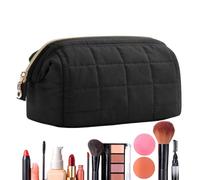 Large Travel Cosmetic Bag, Travel Organizer Bag for Men, Quilted Toiletry Organizer, Toiletry Bag for Women, Cosmetic Bag for Travels, Travel Toiletry Bag for Womens