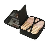 Large Travel Toiletry Bag - Shoulder Carry Organizer With Cubes
