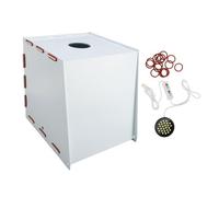 Large UV Resin Curing Light Box, UV Curing Station for 3D Printer Models, Fast Curing with Reflective Interior, Dustproof Design for Resin Prints, 30 x 29 x 26 cm