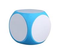 Large Whiteboard Foam Dice for Kids | Blank Writable Cube for Drawing Numbers, Letters, Classroom Interaction, Creative Learning Tool for Preschool, Homeschooling, Party Game Prop, Teaching Supply