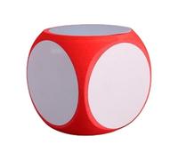 Large Whiteboard Foam Dice for Kids | Blank Writable Cube for Drawing Numbers, Letters, Classroom Interaction, Creative Learning Tool for Preschool, Homeschooling, Party Game Prop, Teaching Supply