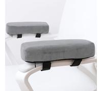 LargeLeaf Cuscini per braccioli extra spessi per sedia, cuscino per gomito e sollievo dalla pressione, da ufficio, con braccioli in memory foam, set da 2 pezzi