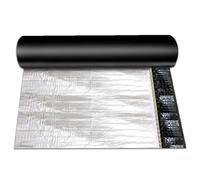 Larghezza 100cm Copertura di Riparazioni Bituminoso Impermeabile, 1mm Guaina Bituminosa Rotolo Autoadesiva per Tetto, Nastro Alluminio Sigillante Adesiva per Tetti Terrazze(40x400cm)