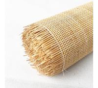 Larghezza 80cm, Paglia di Vienna al Metro per Sedie, Rotolo di Fettuccia in Natuaral Rattan, Rattan Rotolo Rete Aperto, Rotolo di Nastro in Canna per Riparazione Mobili Cestini Fai da Te(45x300cm)