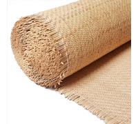 Larghezza 80cm, Paglia di Vienna al Metro per Sedie, Rotolo di Fettuccia in Natuaral Rattan, Rattan Rotolo Rete Aperto, Rotolo di Nastro in Canna per Riparazione Mobili Cestini Fai da Te(45x100cm)