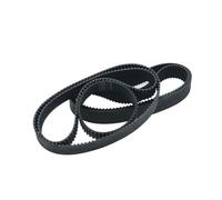 Larghezza cinghia 10mm HTD 3M Passo cinghia dentata 3mm Lunghezza 90mm~255mm Numero di 30~85 denti 3M Cinghia sincrona ad anello chiuso HTD3M(105mm,1PCS_10MM)