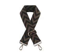 Larghezza di banda della borsa 5 cm Spalla singola obliqua Doppia tracolla Sostituzione tutto in uno Riduzione del carico Cinghia for Per Borse a Tracolla(Black,Mix color 03)