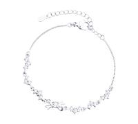 Larghezza Perline Bracciale Per Scelta Anelli Moda Natural Stone Encrusted Star And Moon Bracciale Temperament Design Gioielli Donna Moda Design Polso Naturale Mm Argento Classico Bracciale, Taglia