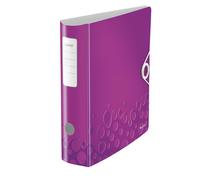 Larghezza posteriore della cartella Leitz 8,2 cm Viola di plastica A4 NEW