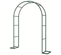 Largo Arco da Giardino- Diametro Del Tubo 1,9cm, Supporto in Ferro Per Piante Rampicanti da Esterno, Archetto Nuziale Patio, Giardino, Decorazioni Cerimonie e Feste(Green,120 * 40 * 220cm)