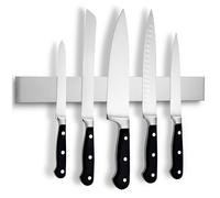 LARHN Porta Coltelli Magnetico in Acciaio Inossidabile, 40cm - Barra Magnetica per Coltelli - Ceppo Coltelli da Cucina Vuoto