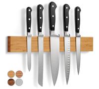 LARHN Barra Magnetica per Coltelli in Bambù con Magnete Extra Forte - 40cm 40 cm