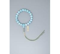 Larimar Juzu A 18 Perline Con Accenti Abbinati E Nodo Yotsume - Kyoto Giappone