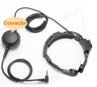 LARINGOFONO CON PTT GRANDI PER MOTOROLA & COBRA , MILITARE PROFESSIONALE