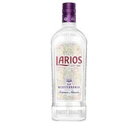 Larios London Dry Gin, Gin al profumo di limone e bacche di ginepro, gin spagnolo con ingredienti 100% naturali - 1 bottiglia da 1L (Confezione da 6)