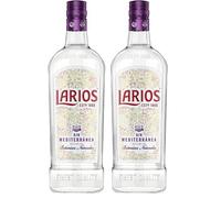 Larios London Dry Gin, Gin al profumo di limone e bacche di ginepro, gin spagnolo con ingredienti 100% naturali - 1 bottiglia da 700 ml (Confezione da 2)
