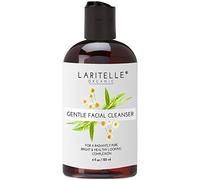 Laritelle Detergente per viso organico senza scenti 4 oz. Gentle, Purifying, Rejuvenating, Hydrosol-based (Witch Hazel, Green Tea & Hibiscus). Senza solfati, alcool, parabens, phthalates, GMOs, GF