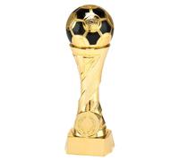 Larius Coppa d'onore di calcio in oro e argento con incisione a scelta (senza testo desiderato, oro, S)