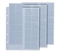 Larius Group 5 custodie per monete, diametro 27 - 34 mm, diverse misure, per monete, monete commemorative, ad esempio 2 euro, album per monete (34 mm (24 monete)