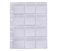 Larius Group Set di 5 Fogli di Monete Commemorative (12 Scomparti - Fino a 58 Mm Ø, Trasparente.)