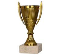 Larius Sieger Pokal - Trofeo da Calcio Regalo con Testo Personalizzato (Bronzo, senza Testo Personalizzato)