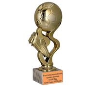 Larius Trofeo Calcio - ST4 (con testo personalizzato, Oro)