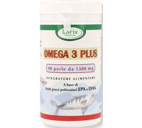 LARIX LABORATORI Integratore Omega 3 Plus EPA DHA per cuore e vista, 90 perle