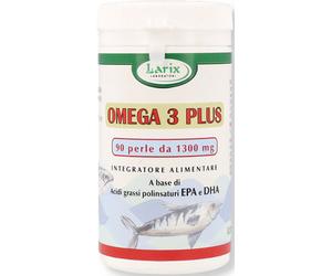 LARIX LABORATORI Integratore Omega 3 Plus EPA DHA per cuore e vista, 90 perle