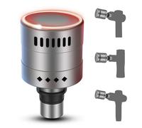 LARKFIT - Testa di pistola da massaggio con funzione di calore e freddo, testa massaggiatore muscolare per oli essenziali, oli da massaggio, assorbimento dei tessuti profondi, accessori per sollievo