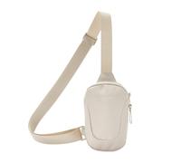 LARKSON Borsa a Tracolla Monospalla Donna Uomo Beige - Nils - Chest Bag per Festival, Escursionismo, Viaggio, Città - Scompartimento Antifurto per Cellulare, Chiavi, Portafoglio - Idrorepellente