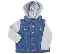 Larkwood Giacca Denim con cappuccio in pile e maniche LW750 - Giacca Jean blu