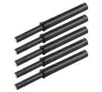 L'armadio con serratura magnetica， Chiusure for mobili da cucina, fermaporta magnetico, chiusura cassetto, ammortizzatore morbido e silenzioso, sistema push-to-open, ferramenta for mobili(Black1)
