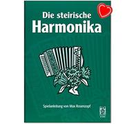 L'armonica steirica - introduzione nella musica con l'armonica Steirica di Max Rosenzopf - Materiale didattico con graffetta colorata a forma di cuore