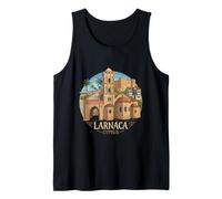 Larnaca Cipro Viaggio Souvenir Città Landmark Gift Canotta