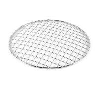 Laroal 1 pz griglia per Barbecue Rotonda in Acciaio Inox Rete per Barbecue Multiuso Vassoio per Barbecue griglia a Croce Rotonda griglia di Raffreddamento a Vapore Diametro 20 cm